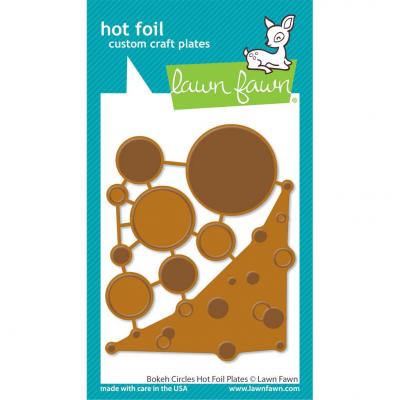 Lawn Fawn Hotfoil Plate - Bokeh Circles